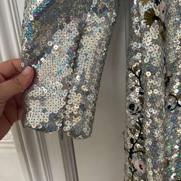 NEW Giambattista Valli Floral sequined embroidered gown Sz 44 - Picture 12 of 17